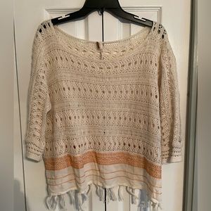 Free People crochet top